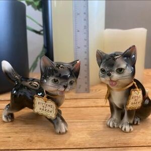 Set of 2 Vintage Kittens by Karen Salt and Pepper Shakers